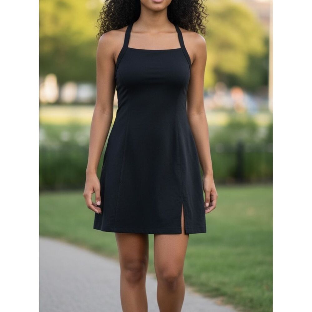 NEW - YPB sculptlux active dress | Black | Medium